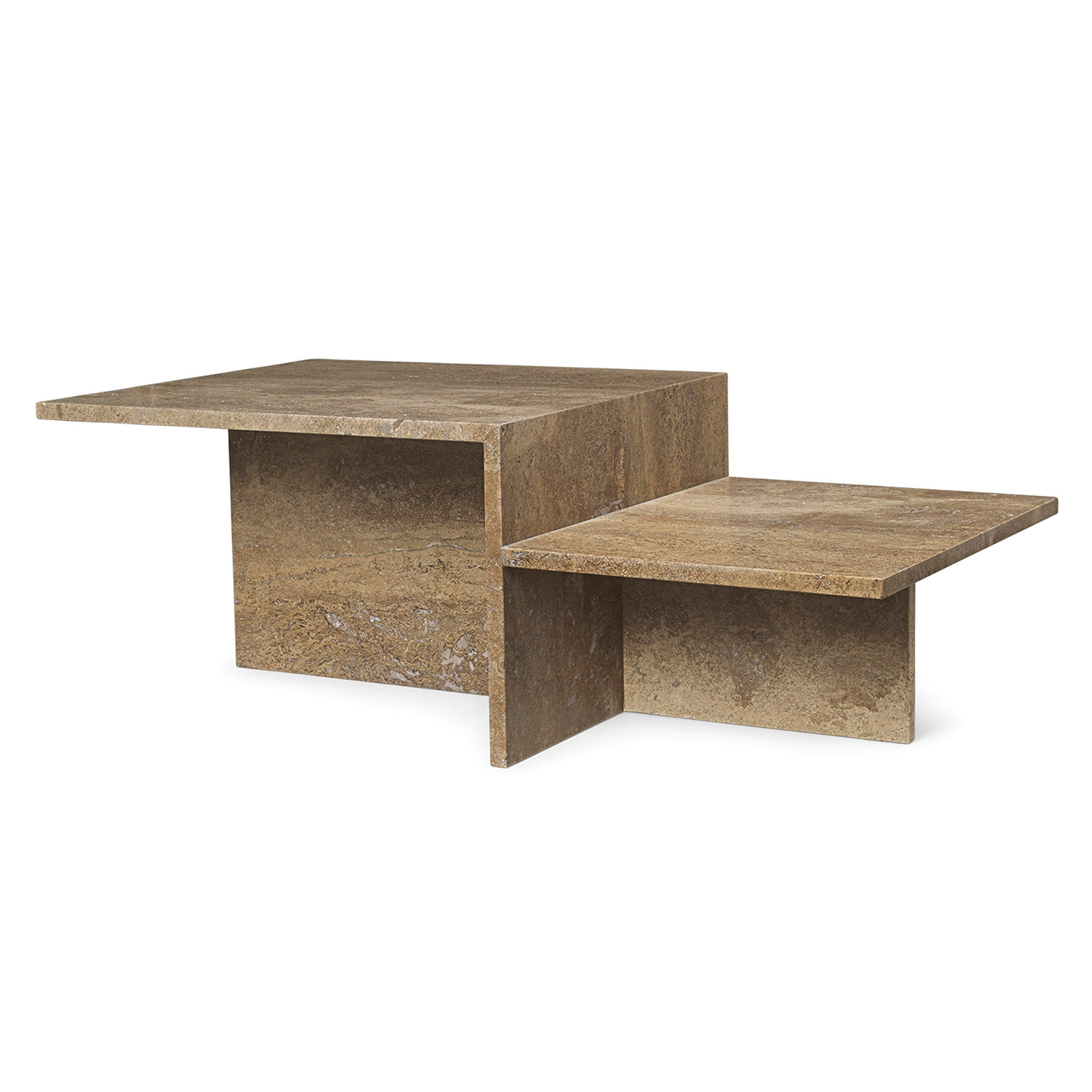 ferm living distinct beistelltisch dark brown 90797