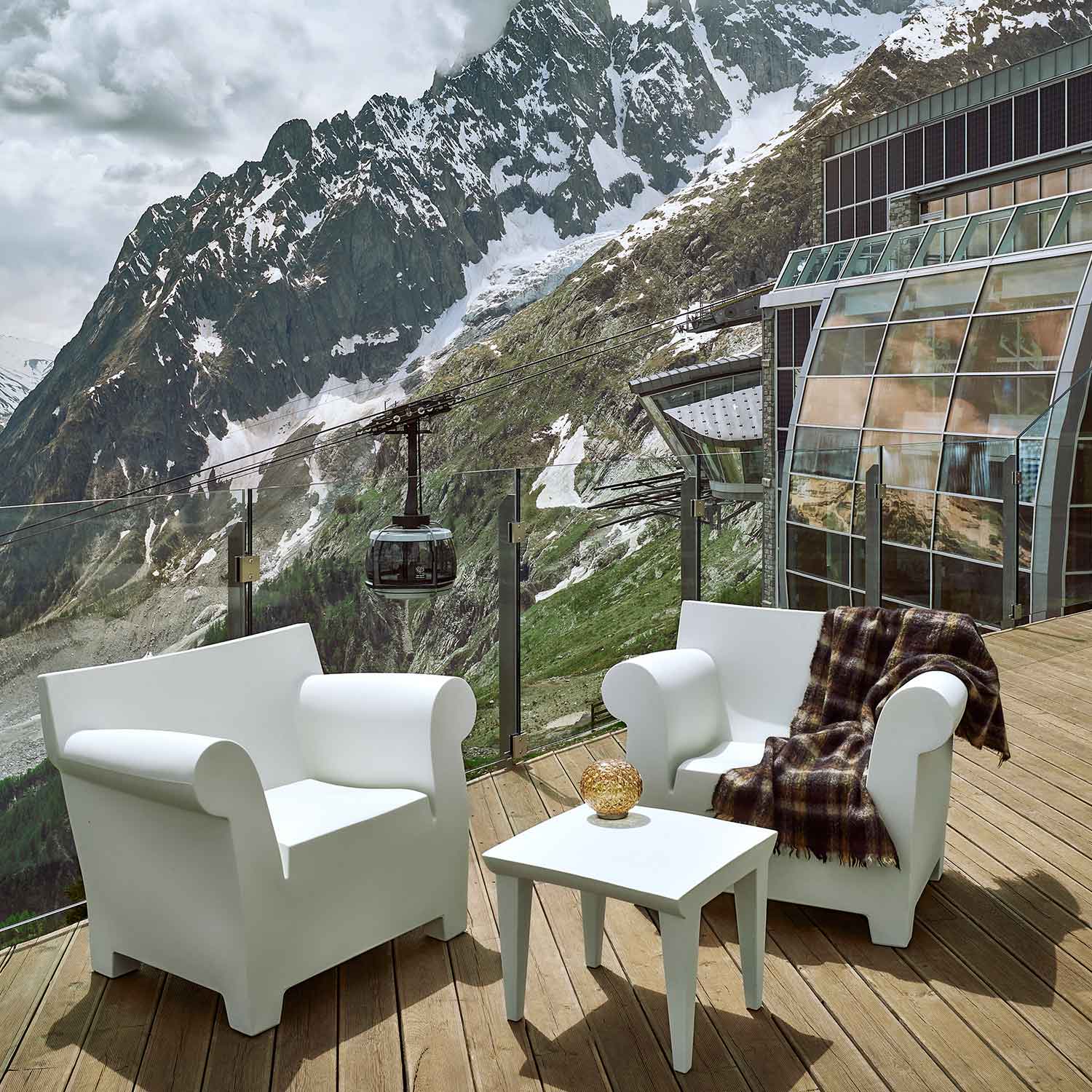 Kartell - Bubble Club Sessel hellgrau