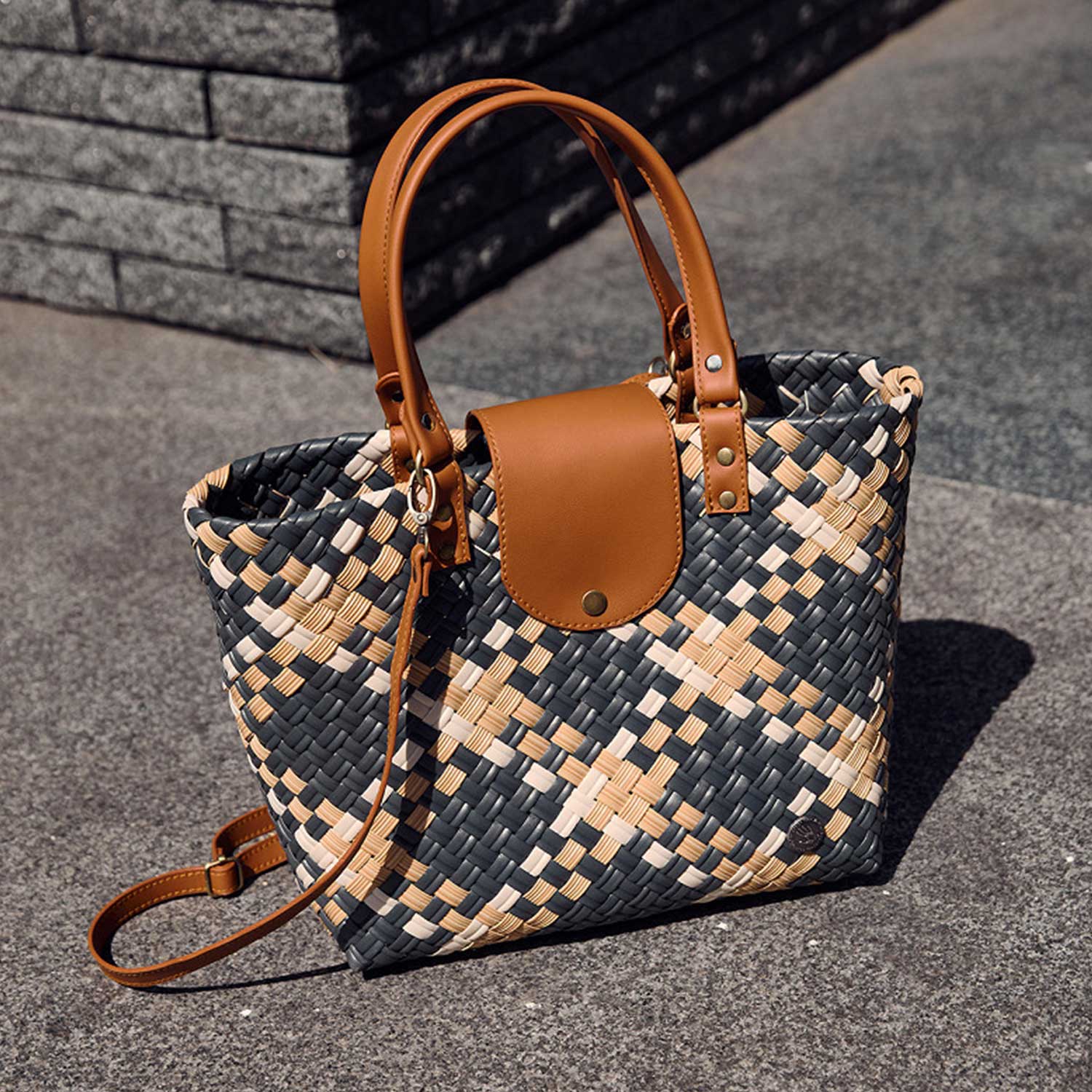 Handed By - Alley Shopper chestnut brown
