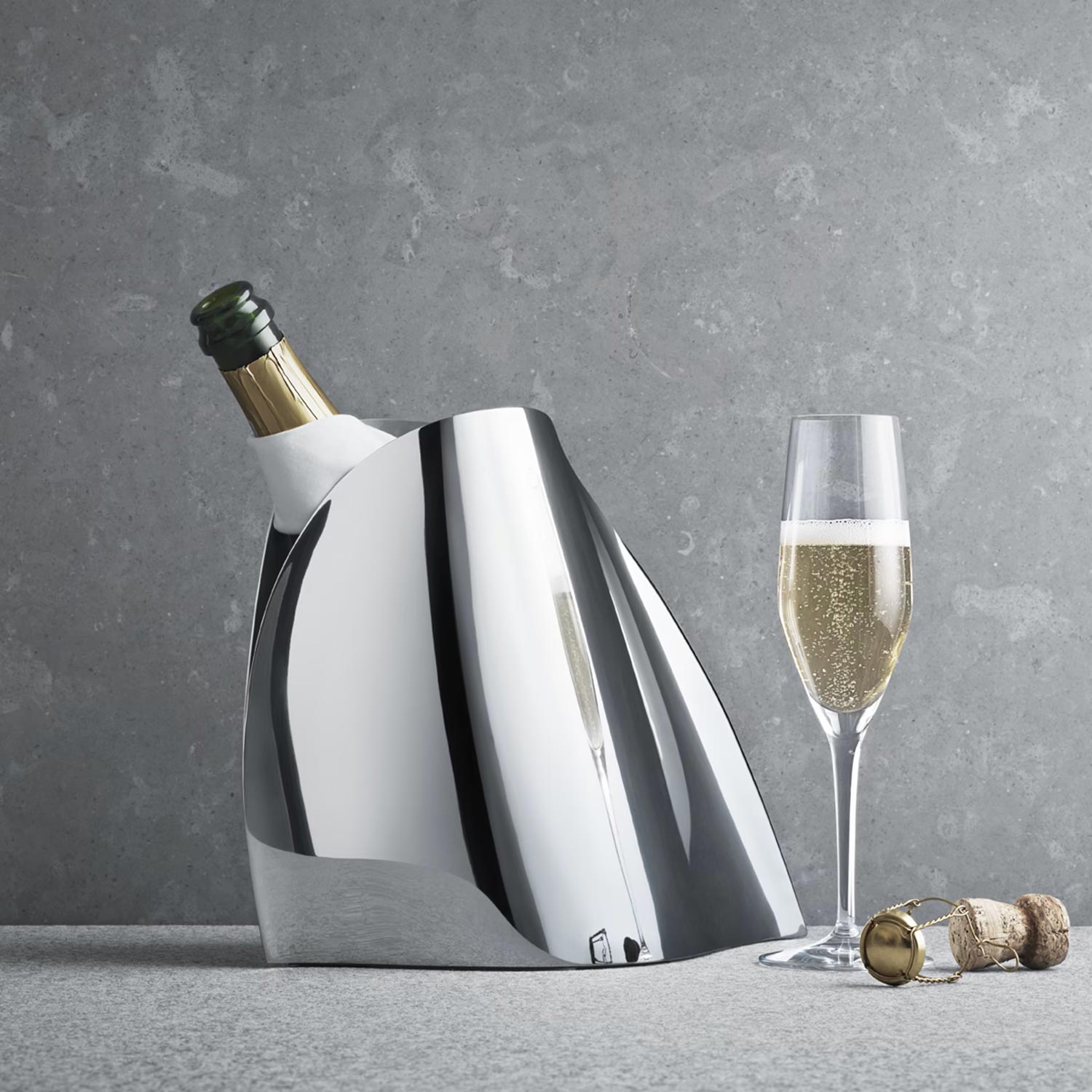 Georg Jensen - Indulgence Champagnerkühler f. 3 Flaschen