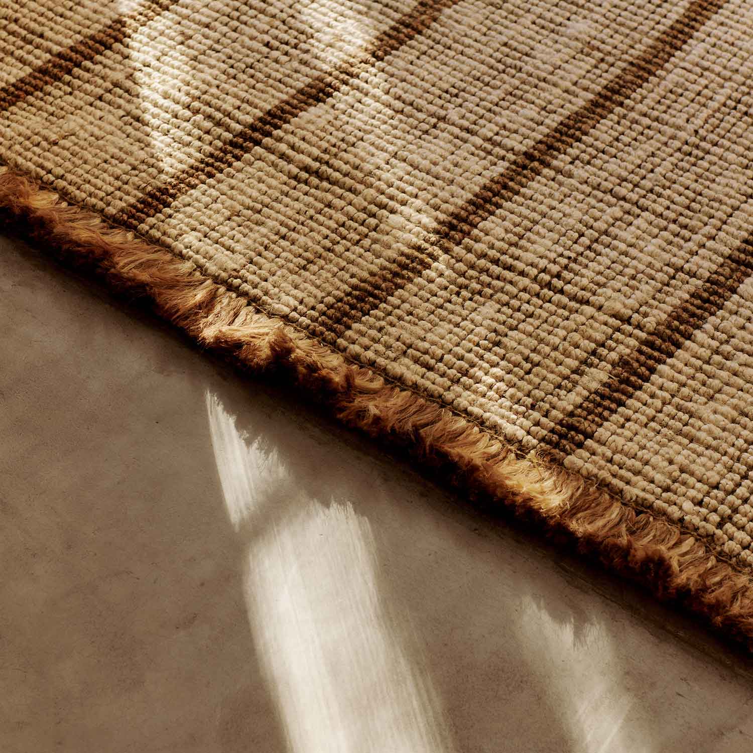 Ferm Living - Athens 140x200 cm Stripes natural/off-white