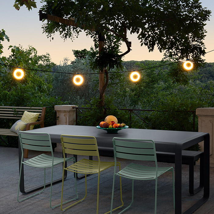 fermob bellevie tisch 196cm abendstimmung 64081