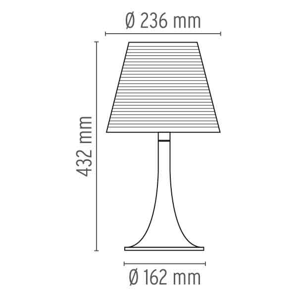 flos miss k t abmessungen 18500