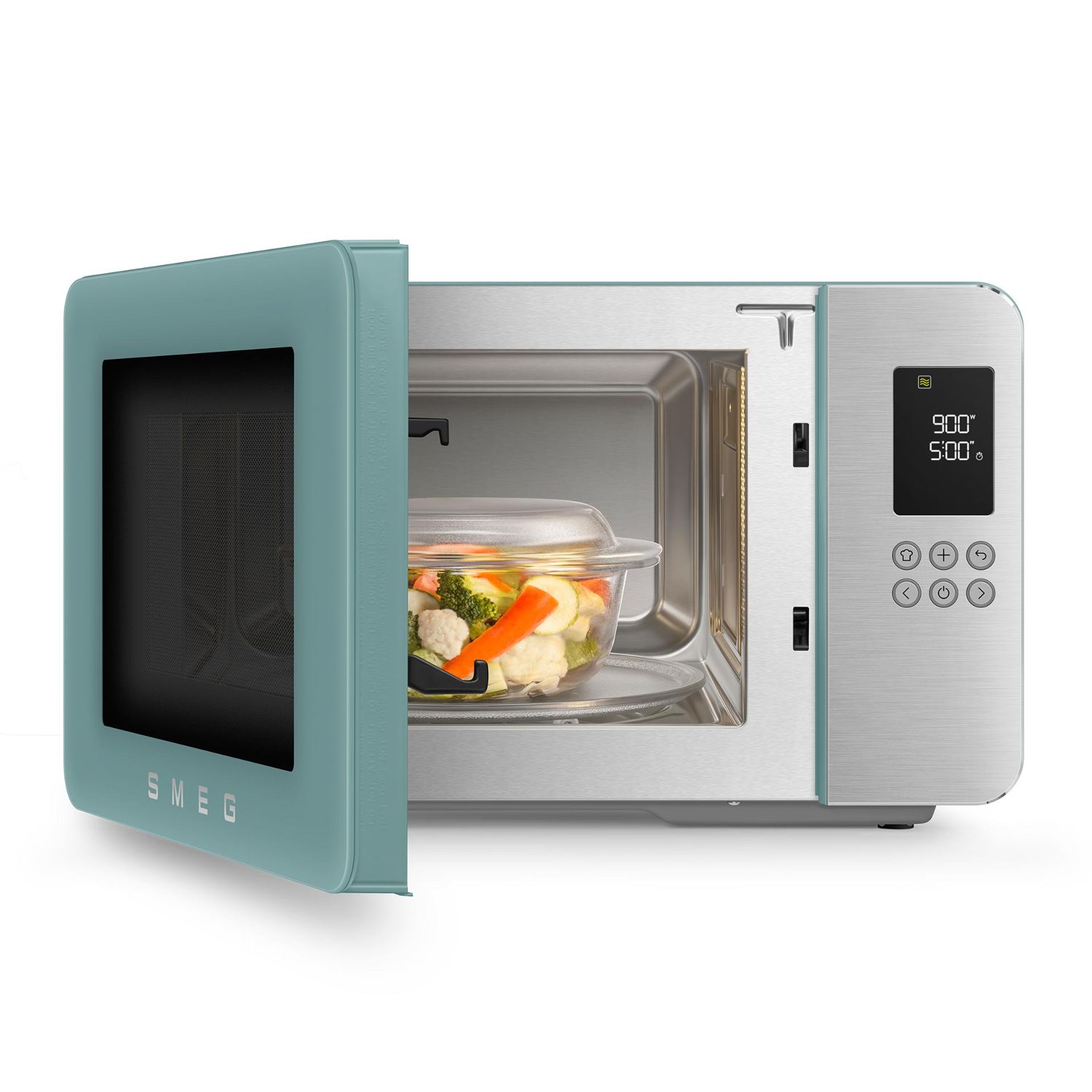 SMEG - Mikrowelle mit Grillfunktion MOC01 emerald green