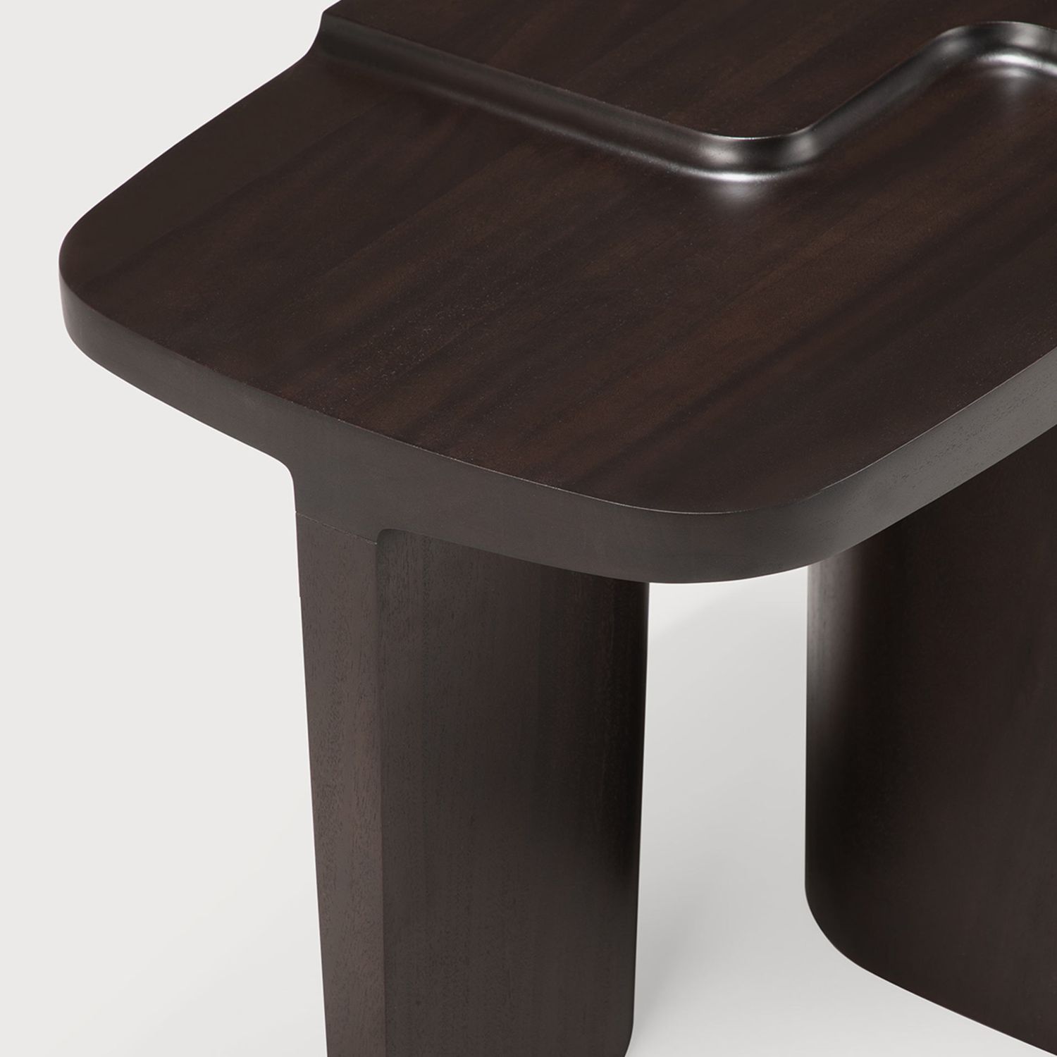 Ethnicraft - Brutalist Beistelltisch mahagoni rose brown