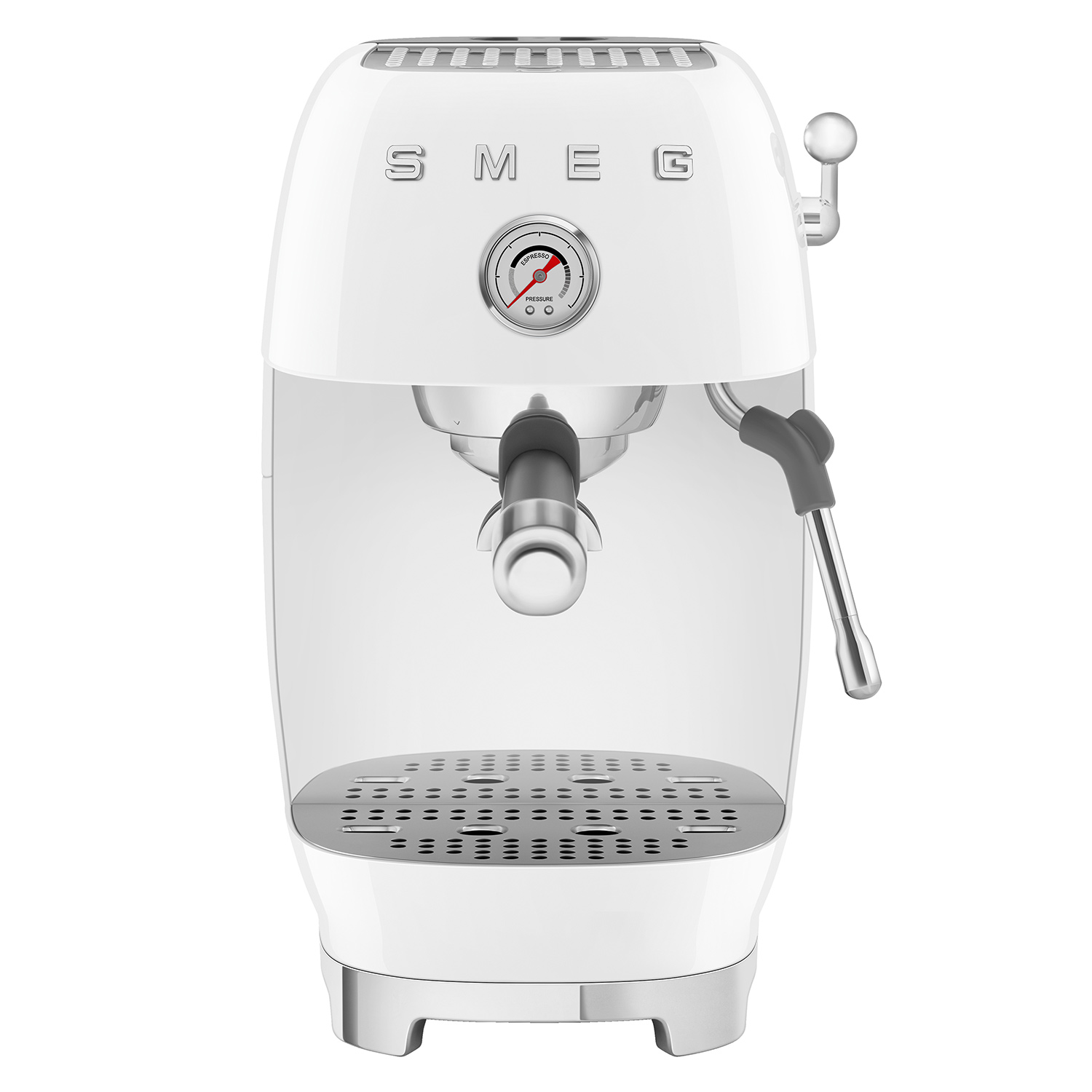 SMEG - Premium-Siebträger-Espressomaschine ECF03 weiß