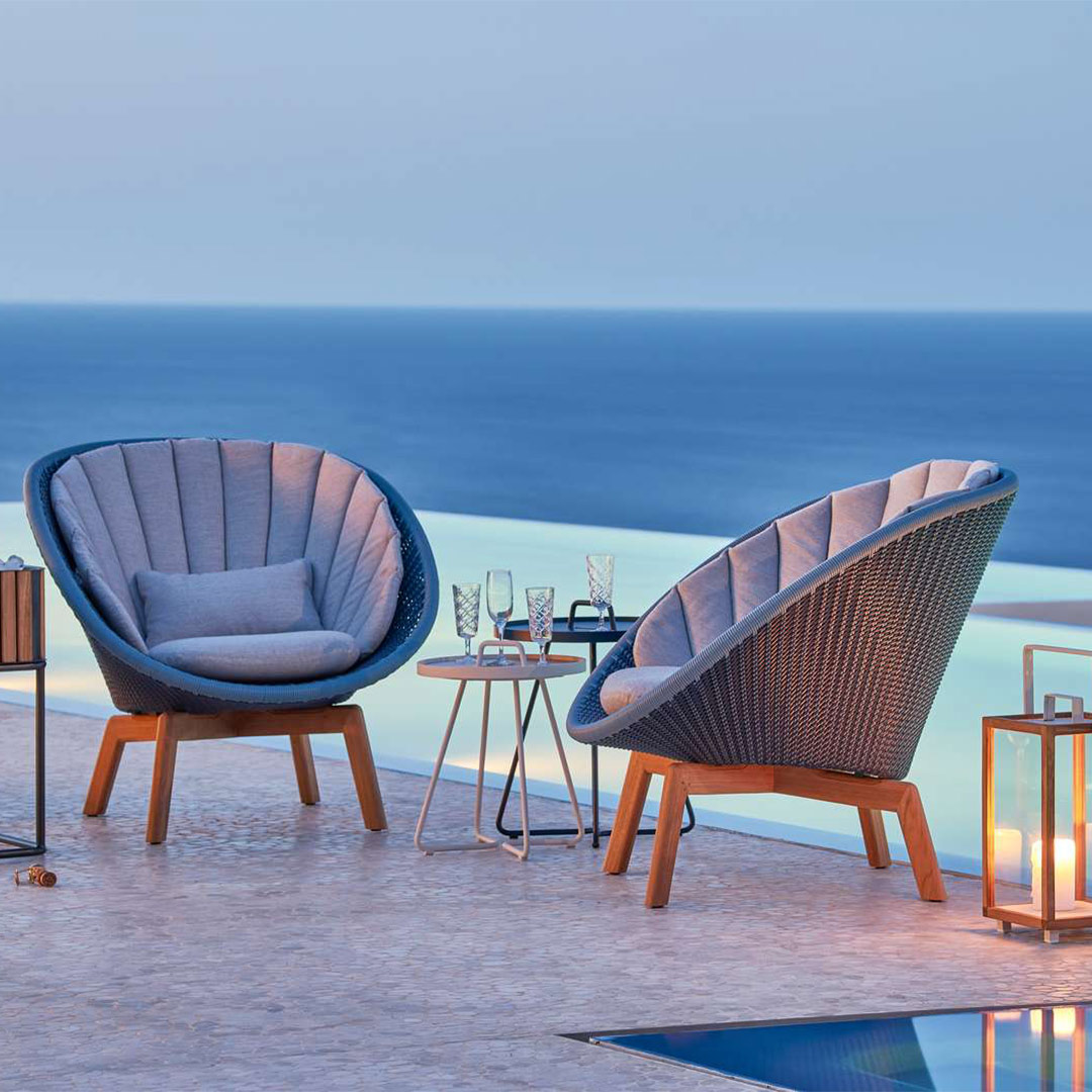 cane line peacock loungesessel outdoor 78470