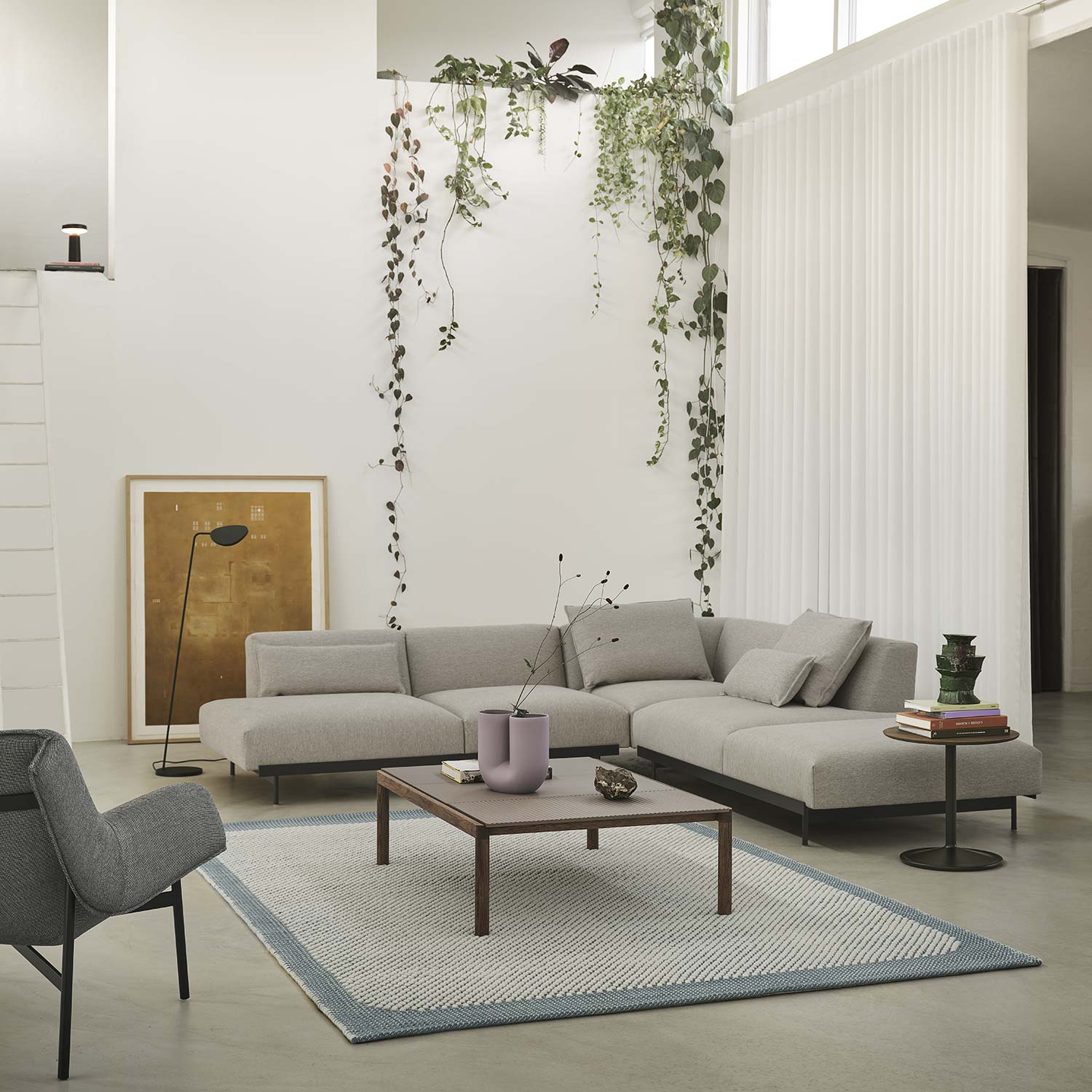eiche dunkel taupe gerillt tisch couple 89462