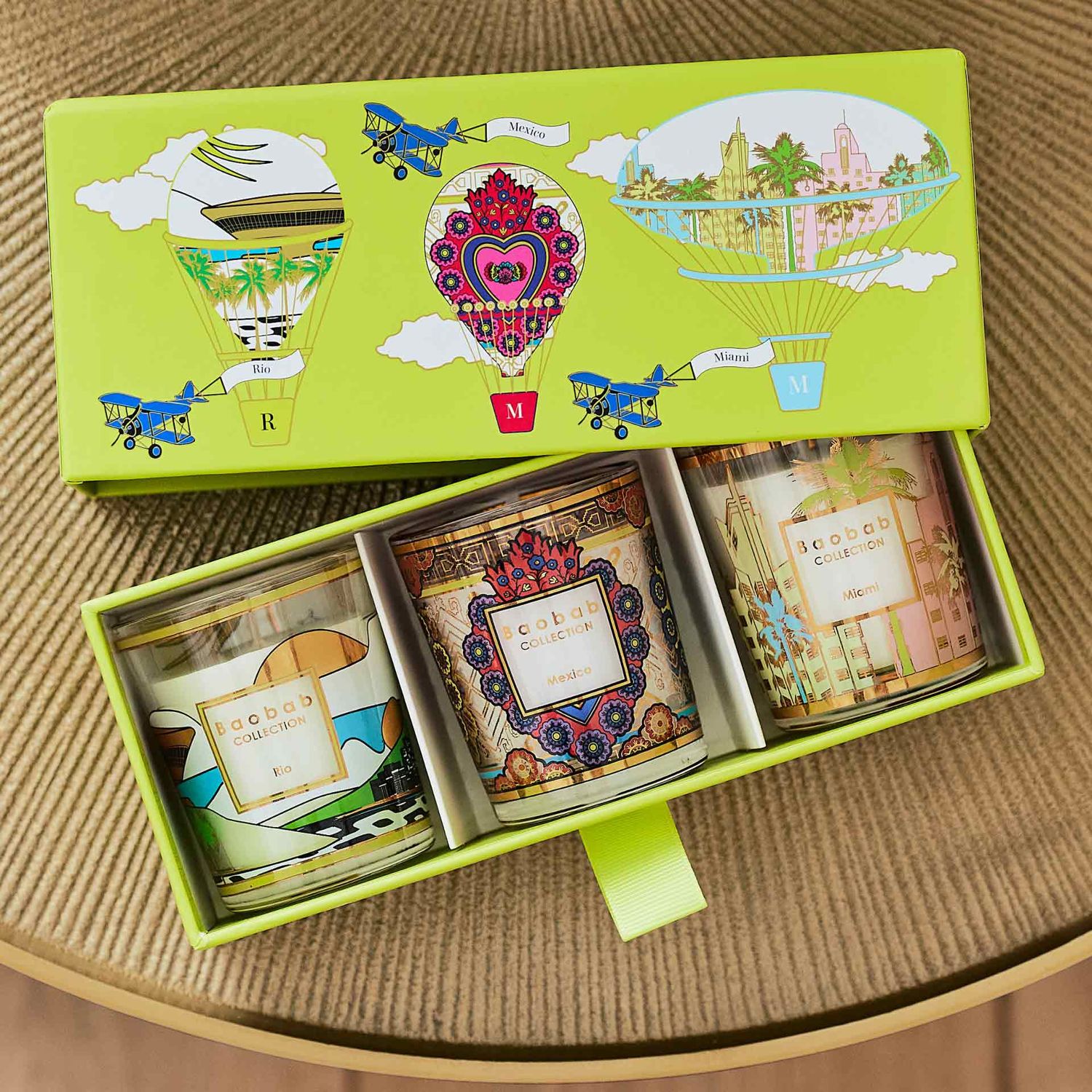 Baobab Collection - Trio Travel Duftkerzen RIO-MEX-MIA
