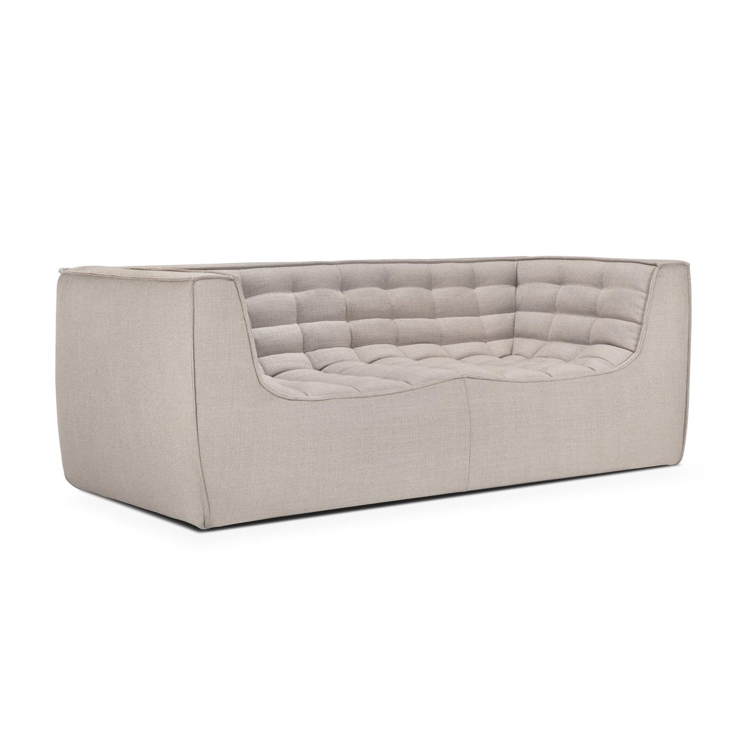 Ethnicraft - N701 Sofa beige 2 Sitzer