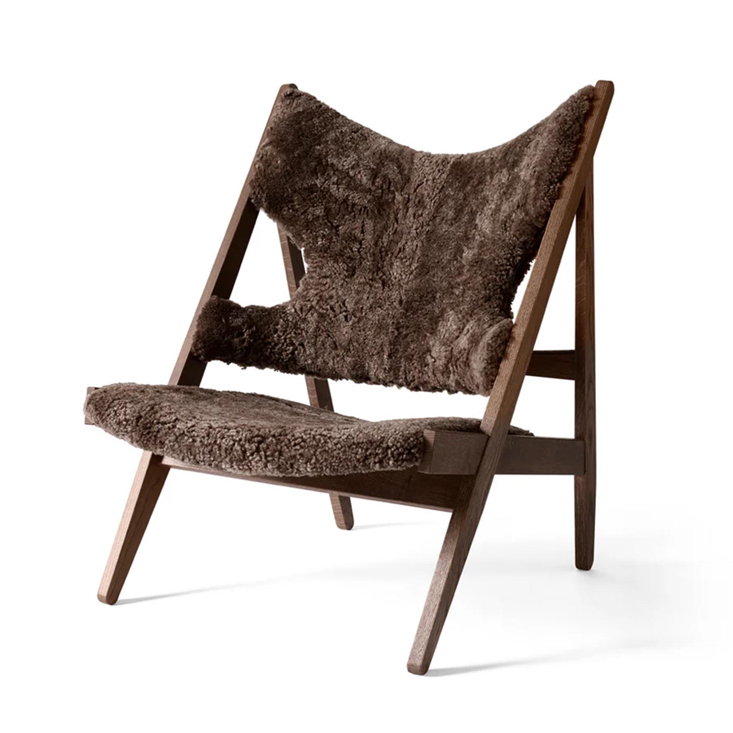 Audo - Knitting Lounge Chair dark stained oak/root