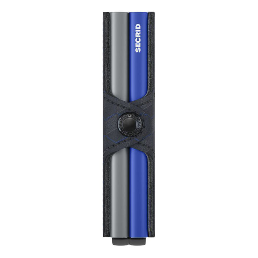 secrid twinwallet Optical titanium blau seitlich 105150