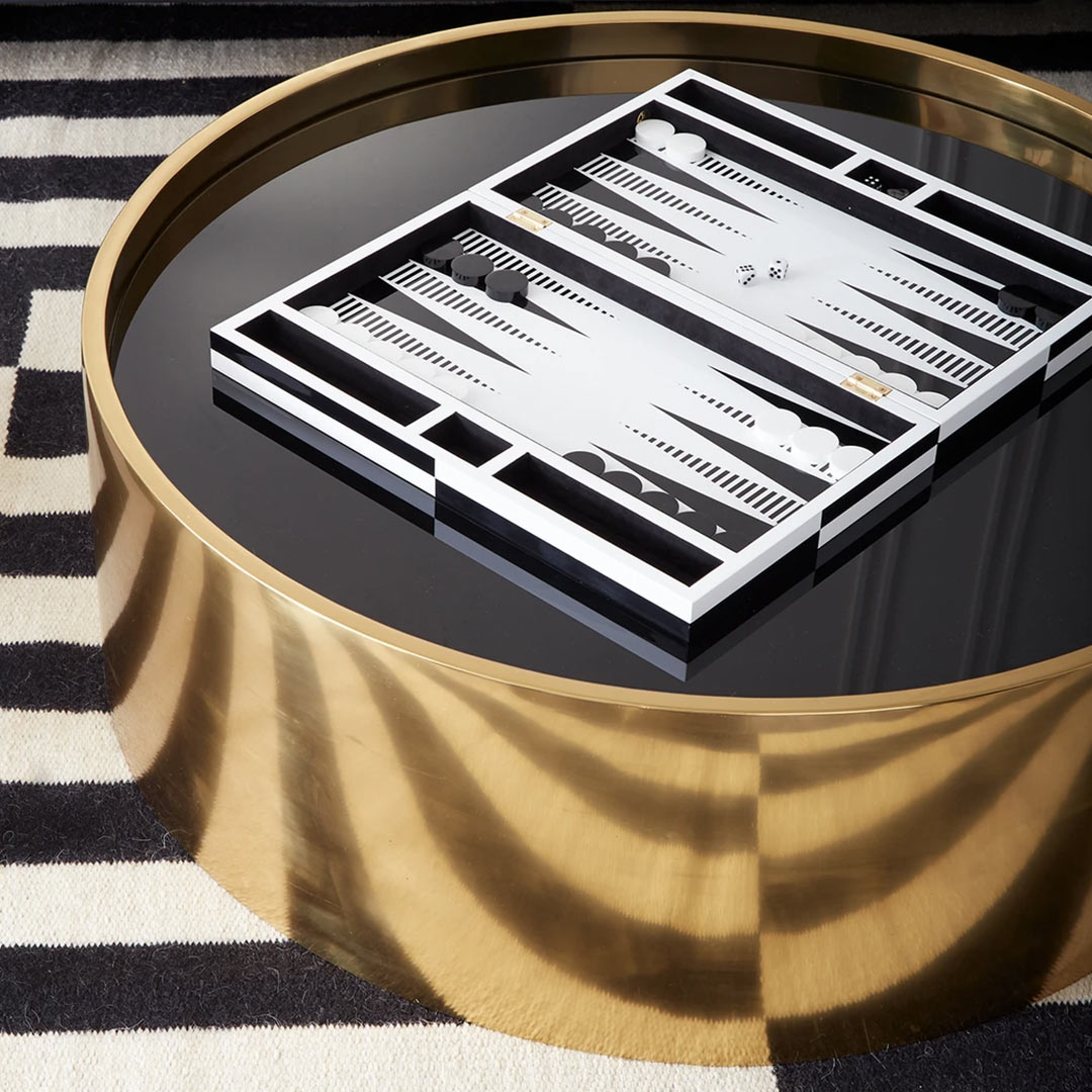 jonathan adler op art backgammon gesellschaftsspiel 76776