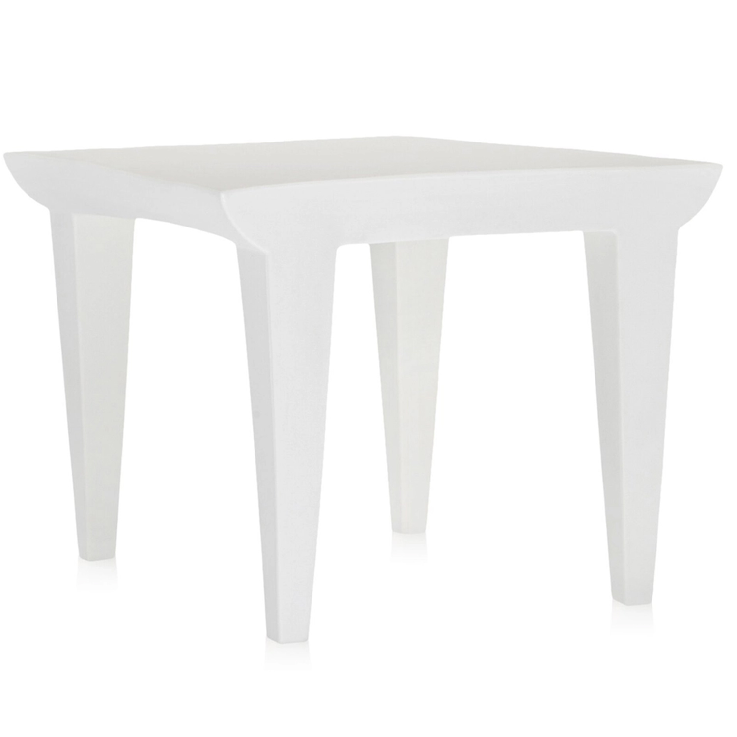 Kartell - Bubble Club Tisch weiß zink
