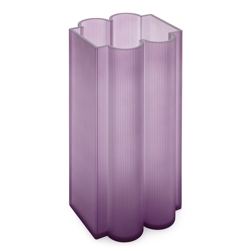 kartell okra blumenvase violett 102075