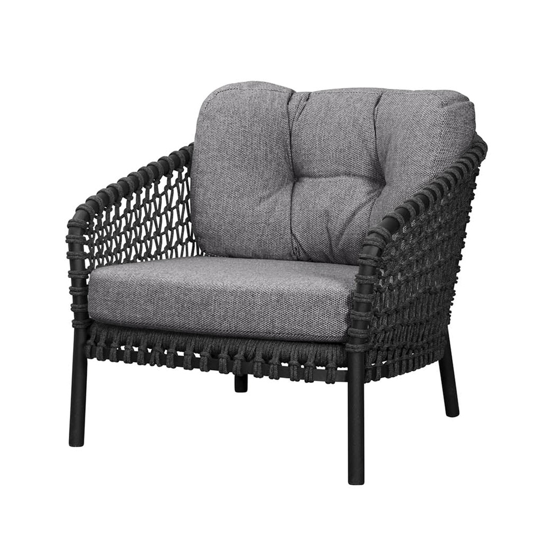cane line dark grey loungesessel large 89294