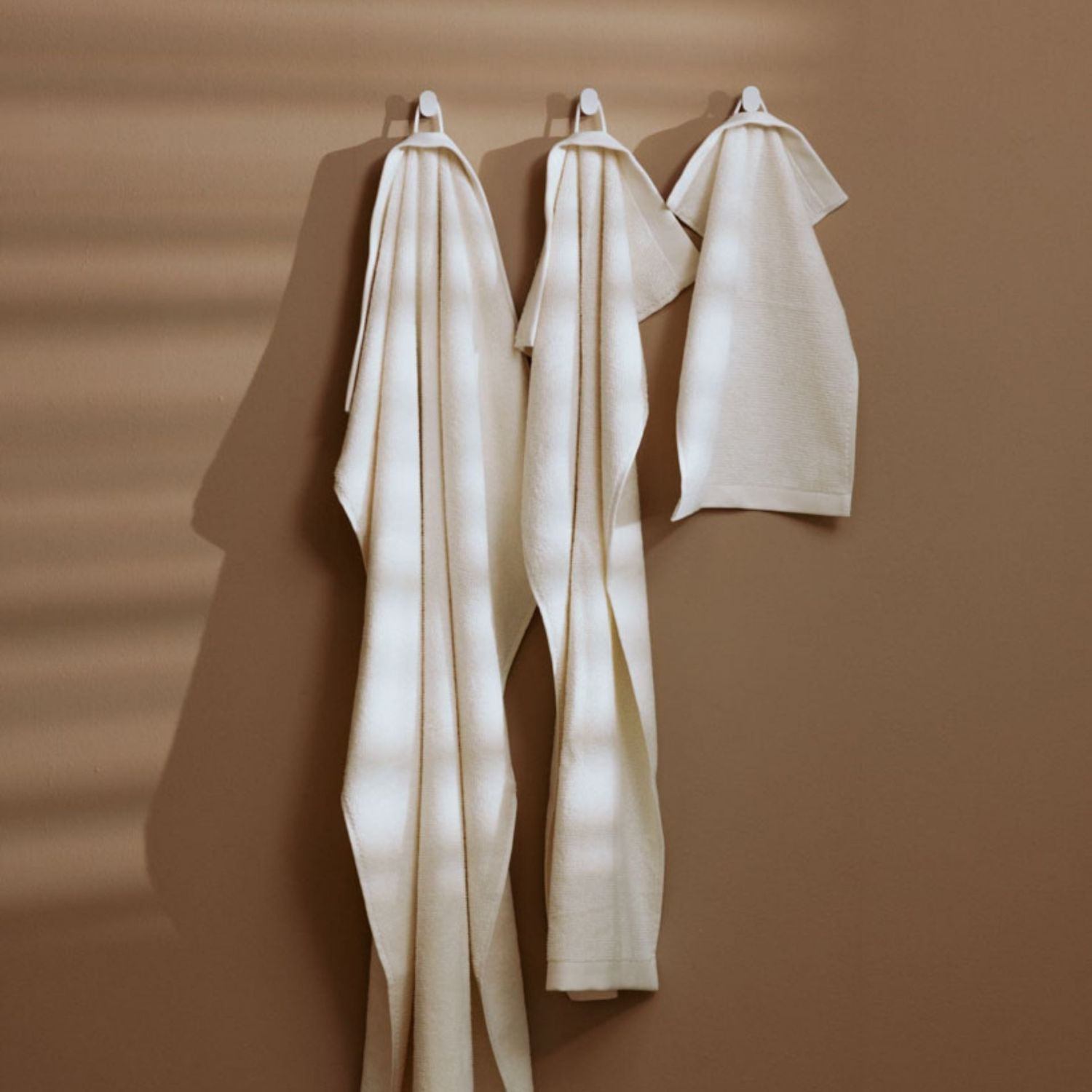 Metallbude - Bodhi Gästetuch shell white