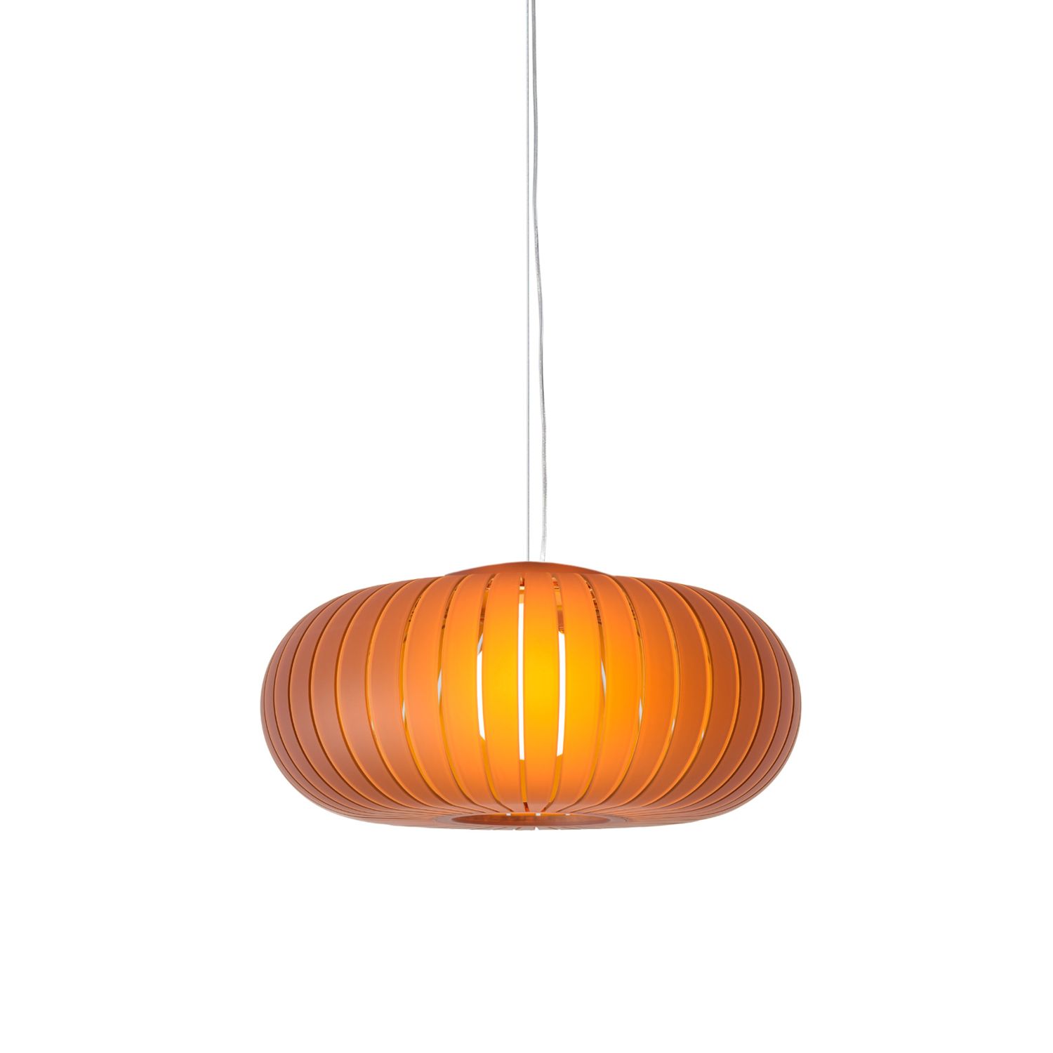 Kartell - Teresa Frozen Pendelleuchte bernstein