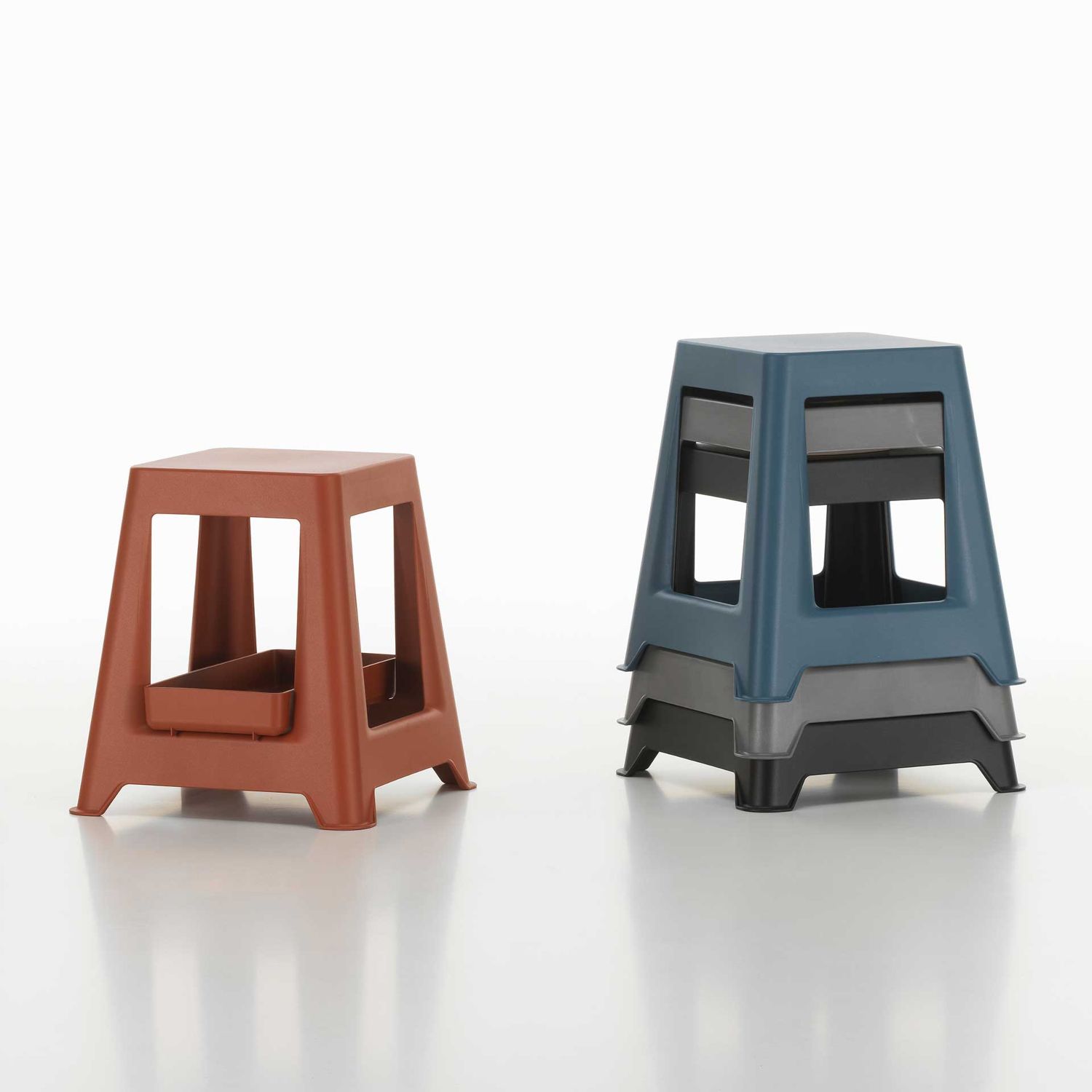 Vitra - Chap Hocker backstein