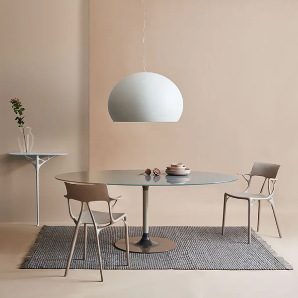 Kartell - K-Lim Outdoor-Teppich 240x170 cm anthrazit/mandel
