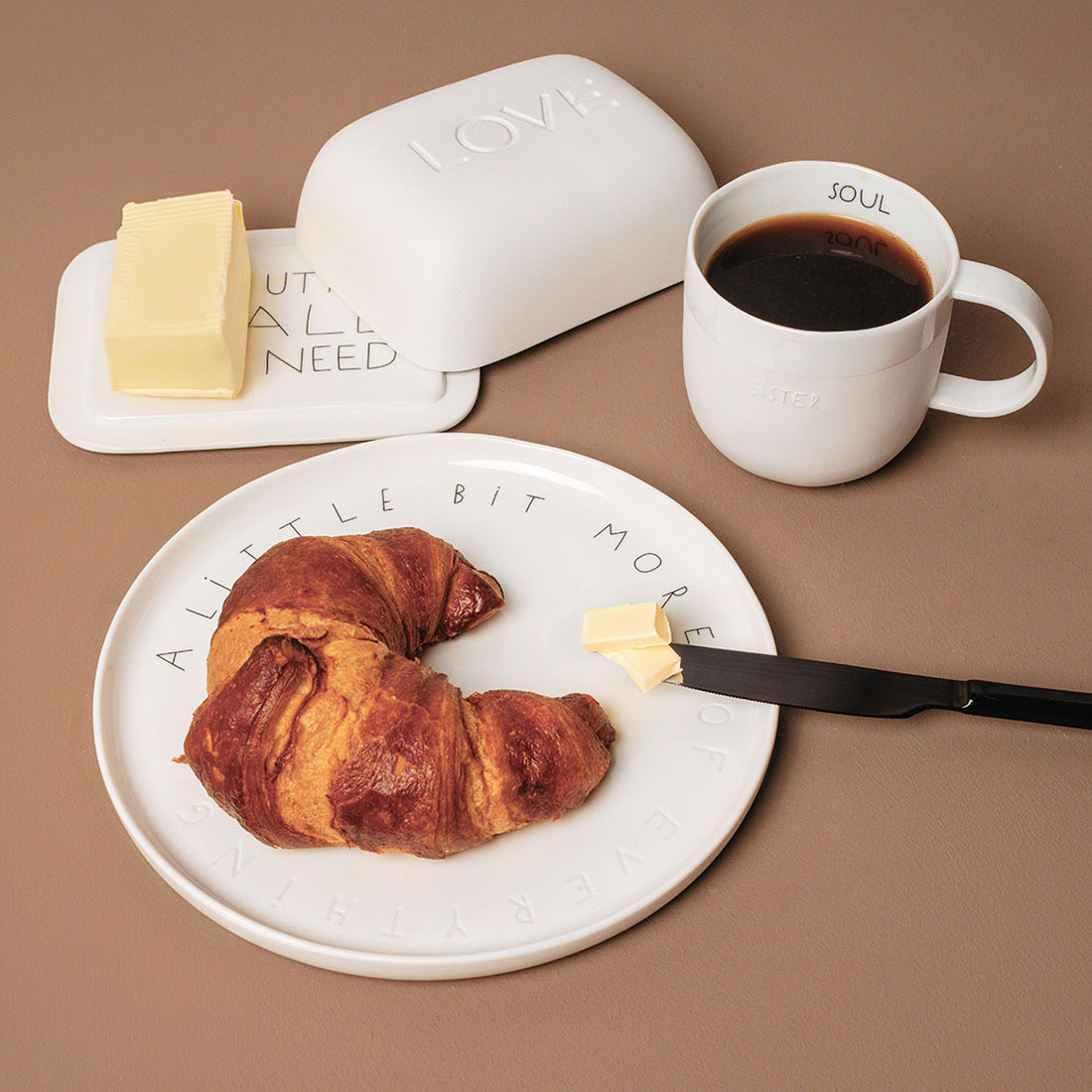 Räder Design - Guten Morgen Butterdose Glück