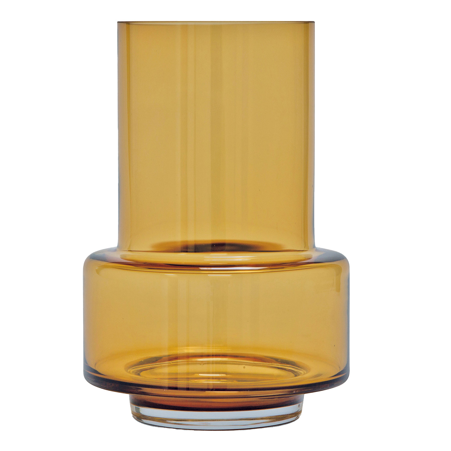 Ro Collection - Hurricane Vase No. 26 amber