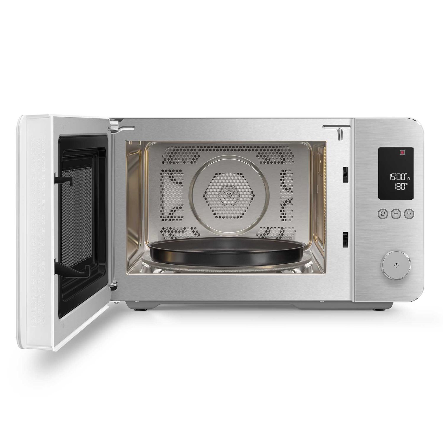 SMEG - Kombi-Mikrowelle mit Air Fry MOC02 weiß