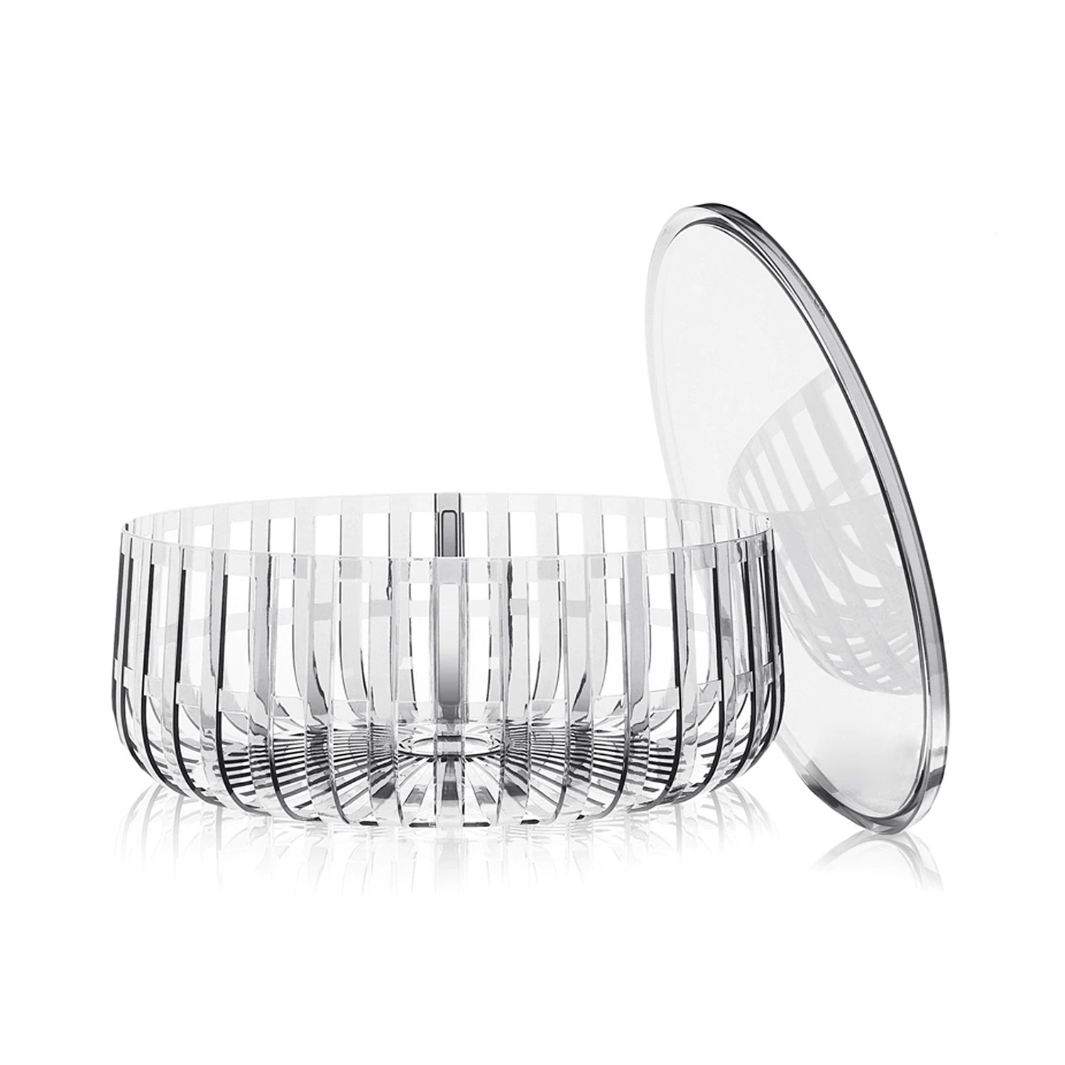 kartell panier kristallklar deckel 74506