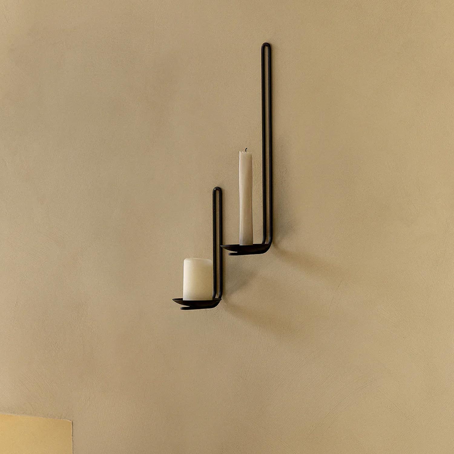 Audo - Clip Kerzenhalter Wand H 34 cm, Messing