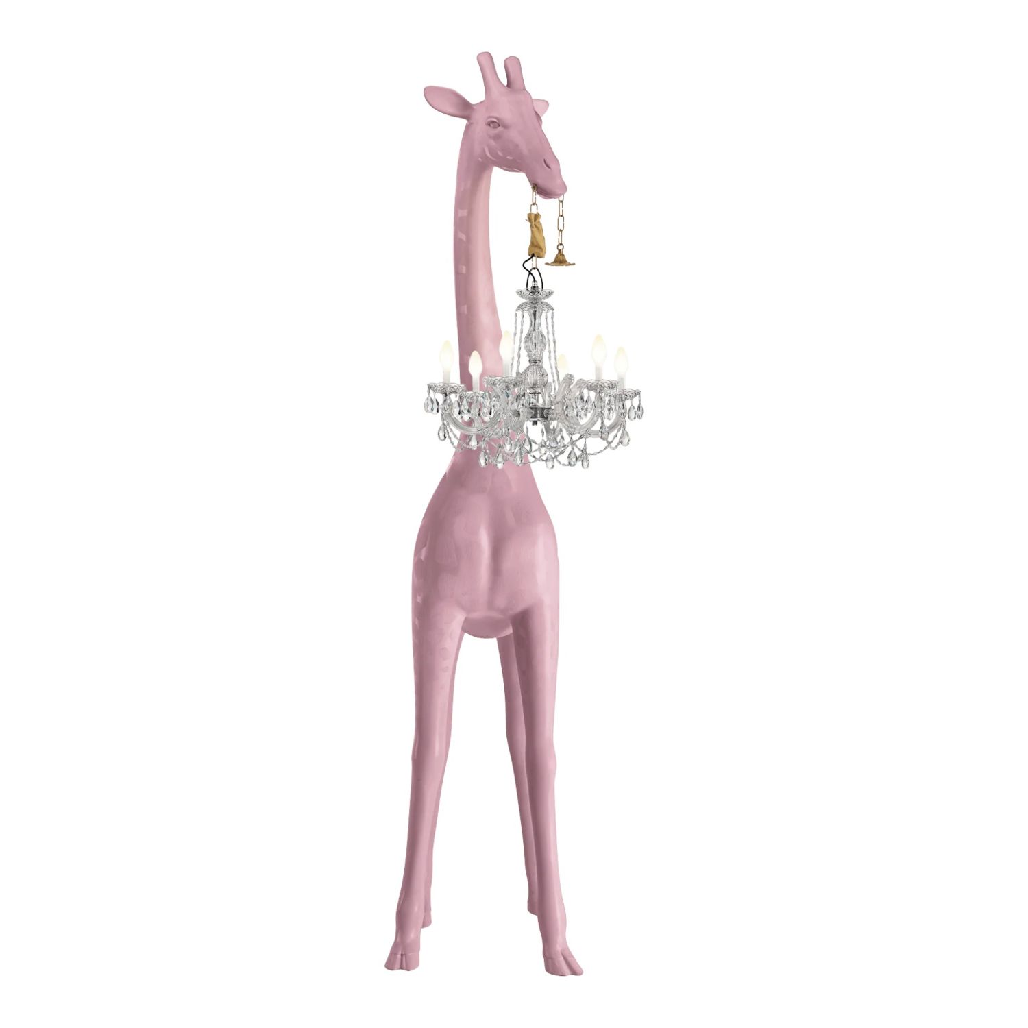 Qeeboo - Giraffe in Love M Outdoor pink