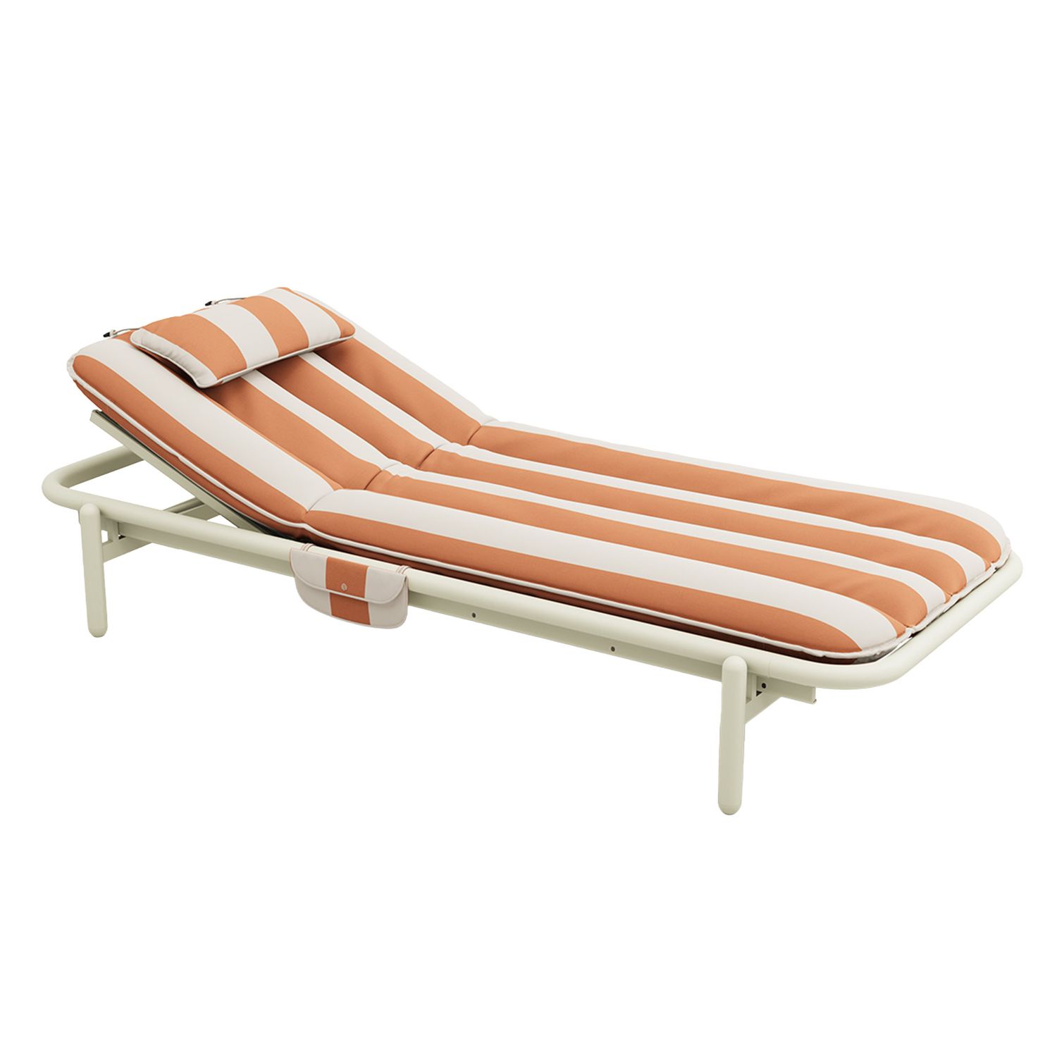Fatboy - Sunbun Loungeliege desert / stripe orange creme