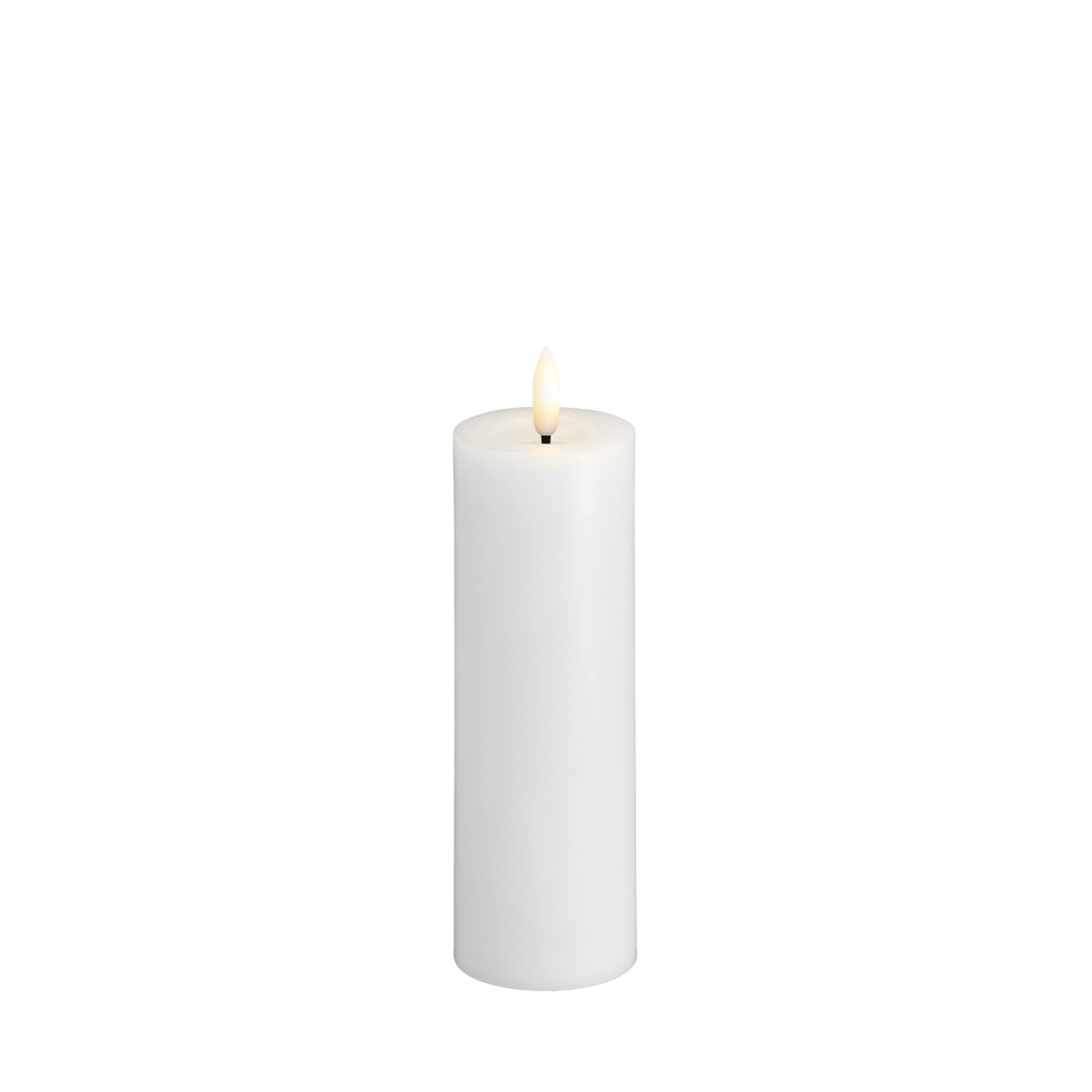 Moods&More - LED-Stumpenkerze Ø49x150mm classic white